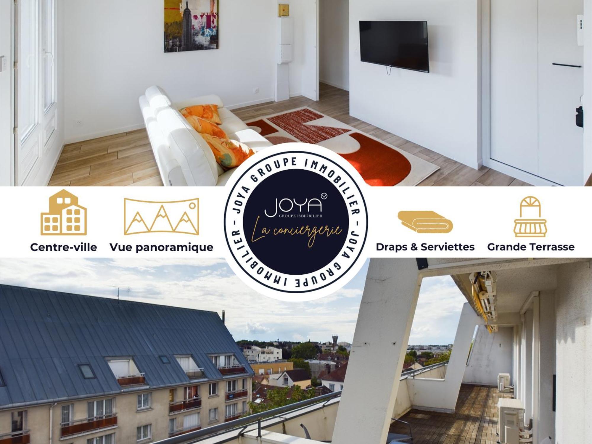 Le Panorama Premium - Superbe Vue Appartement Troyes Buitenkant foto